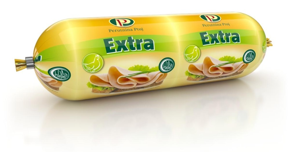 Pileća kobasica Extra XXL Perutnina Ptuj 550 g - Akcija u trgovini Spar