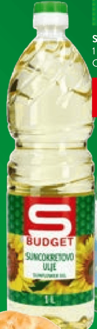 Suncokretovo ulje 1 L S-BUDGET - Akcija u trgovini Spar