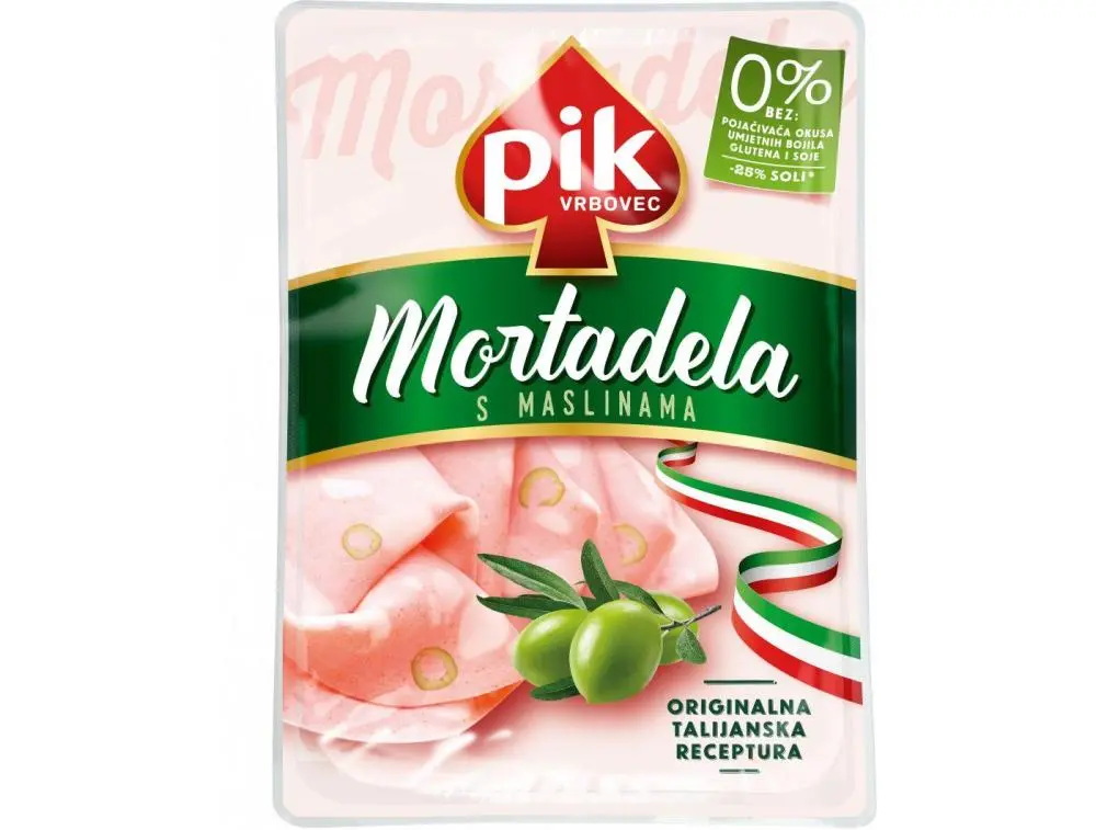 Mortadela ili mortadela s maslinama PIK Akcija u trgovini KTC