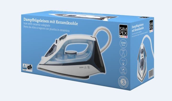 Simpex 30660 glačalo na paru 1 kom Akcija u trgovini Interspar