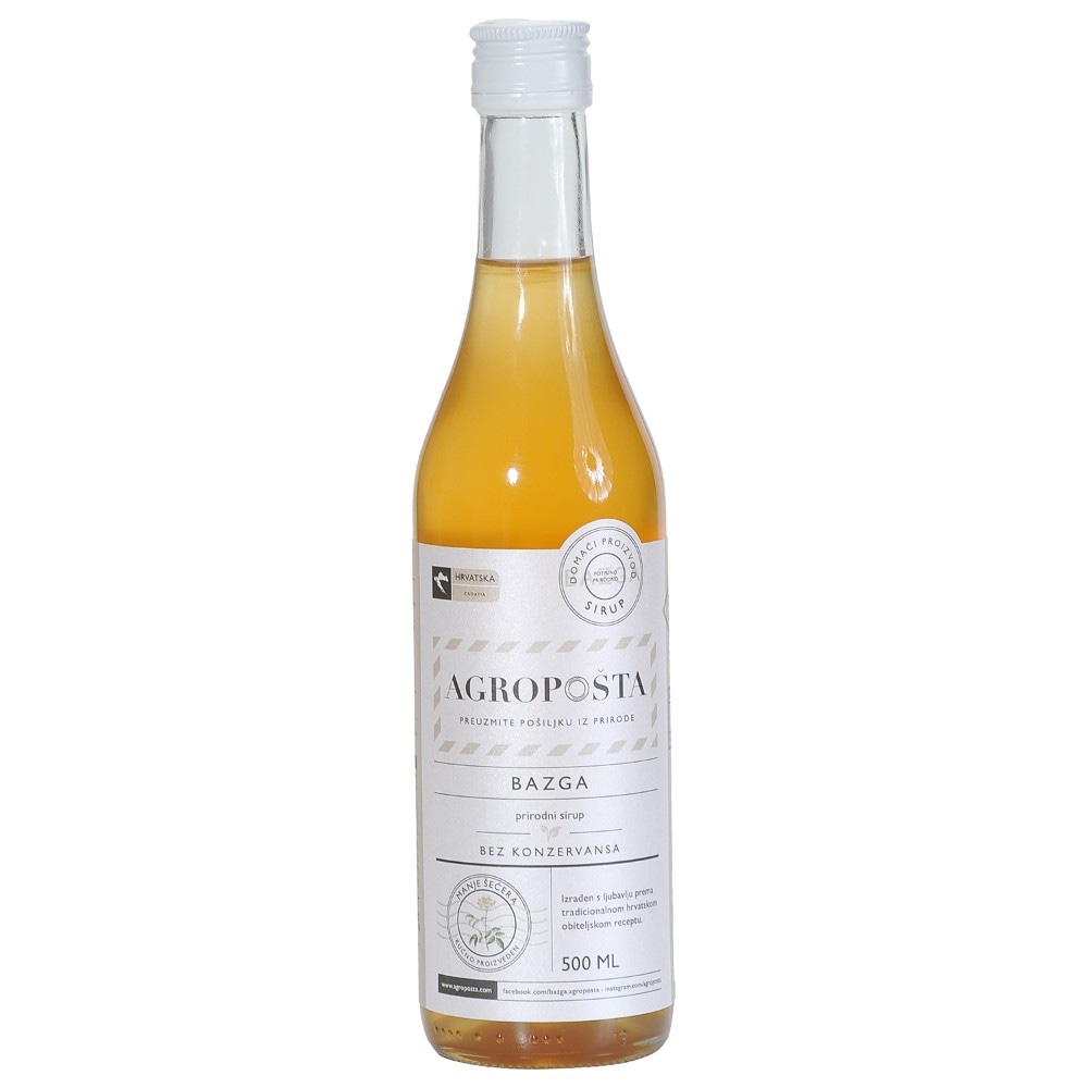 Sirup od bazge 500ml Agropošta - Akcija u trgovini Konzum