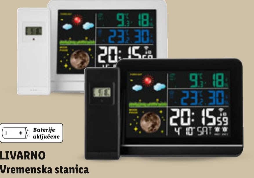 Livarno Vremenska stanica Akcija u trgovini Lidl