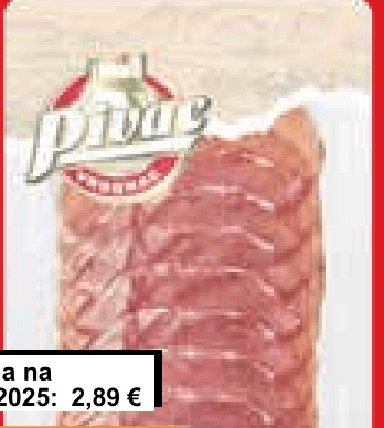 Pečenica Pivac 100 g Akcija u trgovini KTC