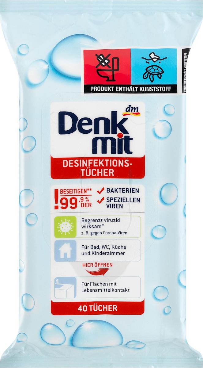Denkmit maramice za dezinfekciju 40 kom Akcija u trgovini Dm
