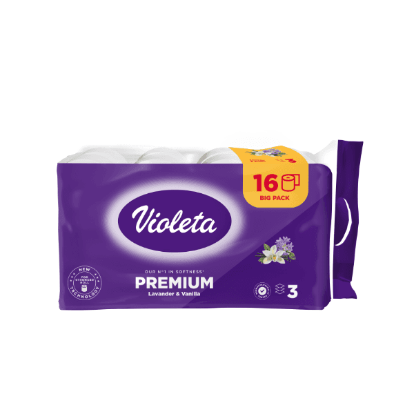 Toaletni papir Violeta 16 rola Akcija u trgovini Spar