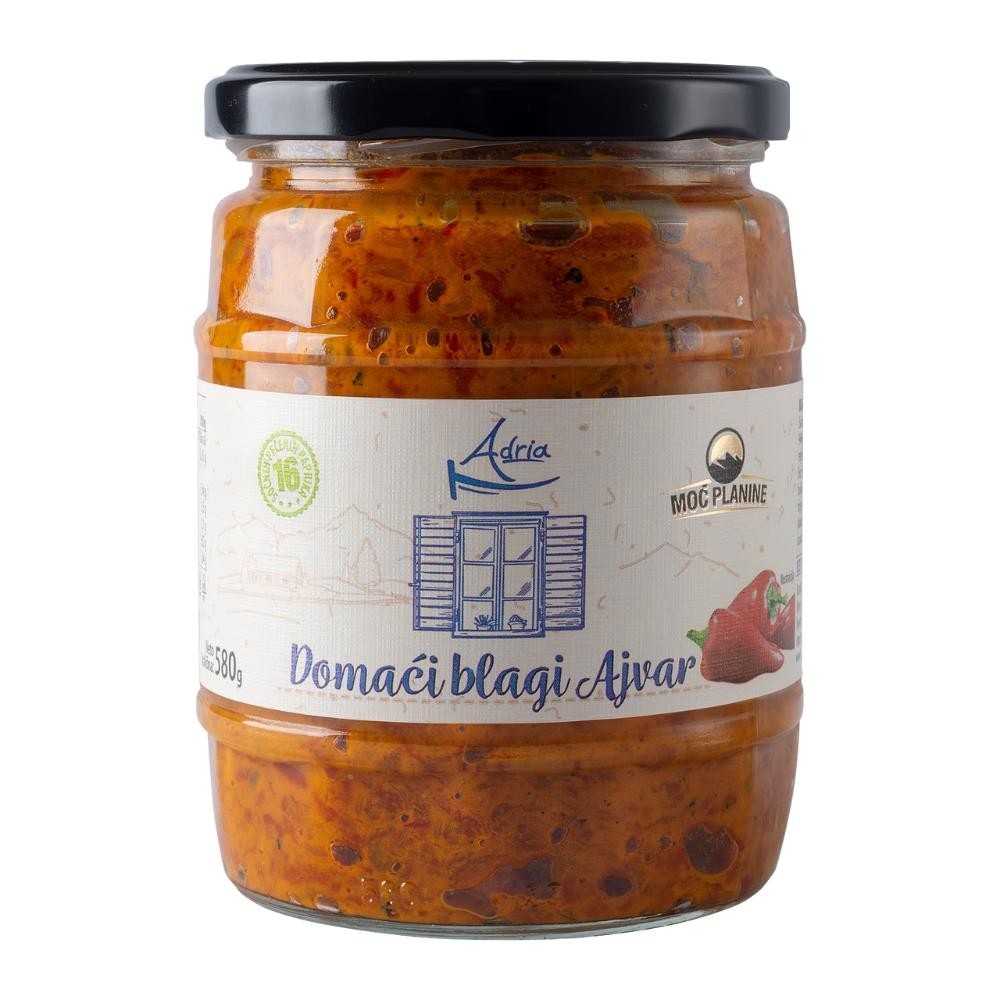 Adria Ajvar 580g Akcija u trgovini Vrutak