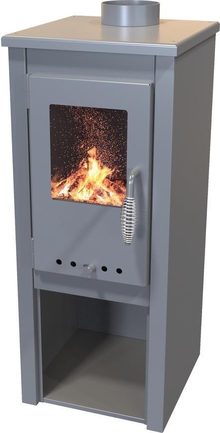 Kamin na drva 'Thalia Uno Glass Lite' d 32 x š 35 x v 82 cm, Ø dimovodne cijevi 12 cm Akcija u trgovini Bauhaus