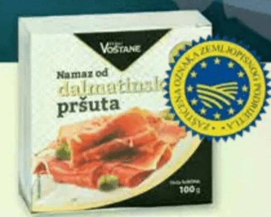 Pršut Voštane Namaz od dalmatinskog pršuta 100 g Akcija u trgovini Plodine