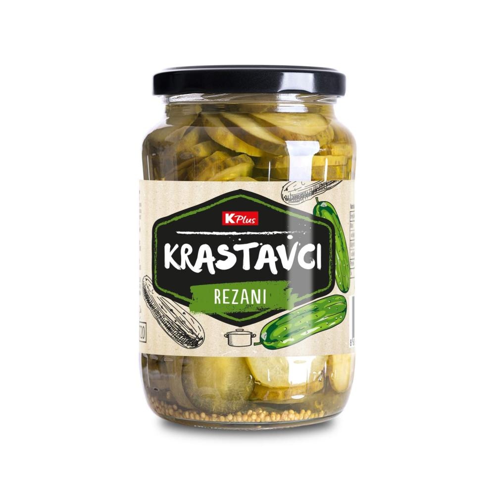 K Plus Krastavac rezani 670g/360g Akcija u trgovini Konzum
