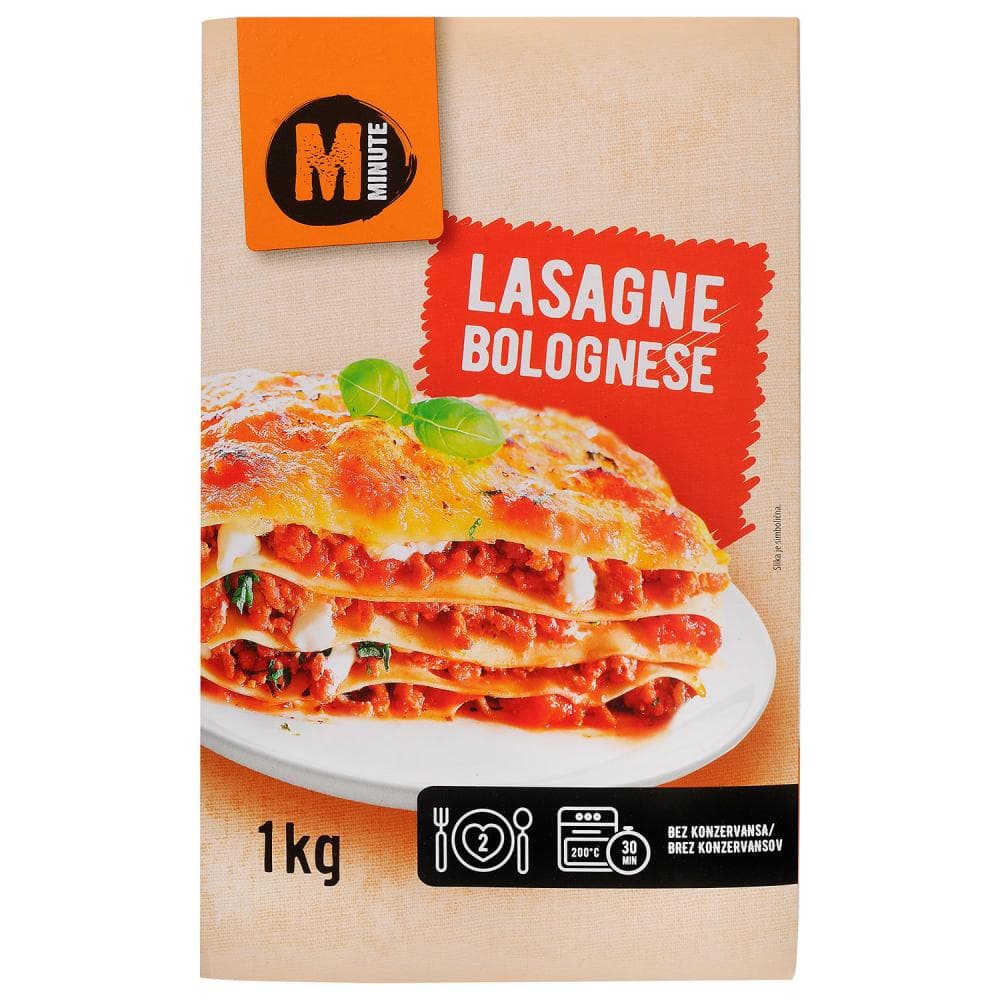 Minute Lasagne Bolognese 1000g Akcija u trgovini Konzum