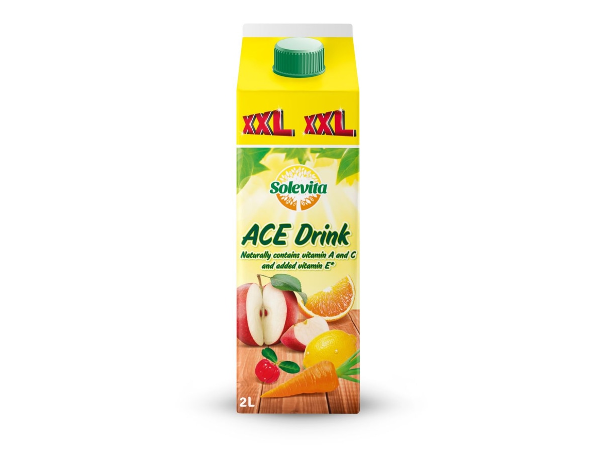 Solevita ACE multivitaminski sok XXL 2 l - Akcija u trgovini Lidl