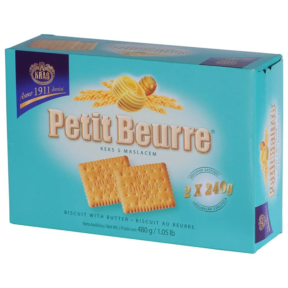 Kraš Petit Beurre keksi s maslacem 480 g Akcija u trgovini Plodine