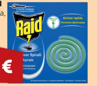 Insekticid Raid 1 paket - Akcija u trgovini Boso
