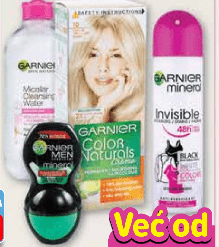 Garnier Odabrani proizvodi - Akcija u trgovini Plodine