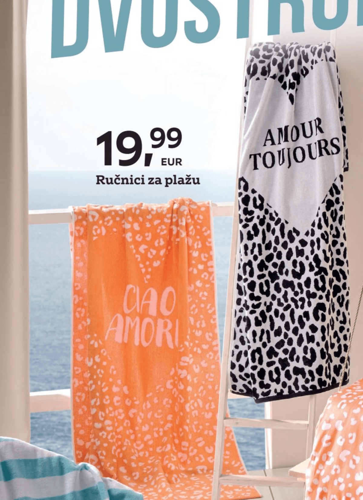 Ručnici za plažu Esposa 90x180 cm - Akcija u trgovini Lesnina