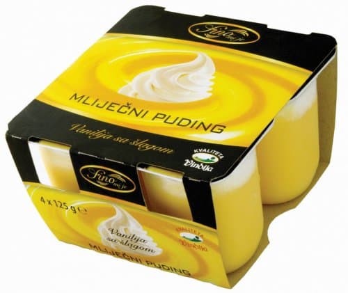 Mliječni puding 4 x 125 g Akcija u trgovini KTC