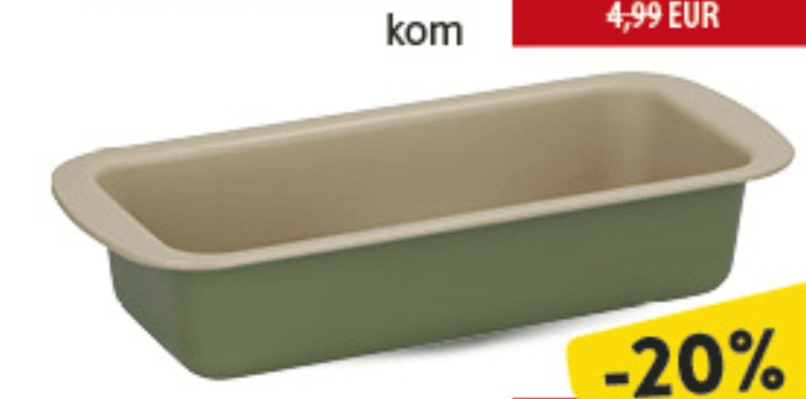 Kalup za pečenje 25cm - Akcija u trgovini Konzum