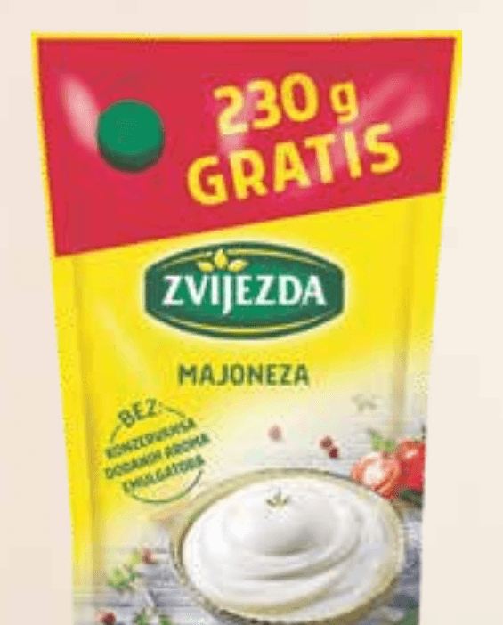 Majoneza 500 g Zvijezda - Akcija u trgovini KTC