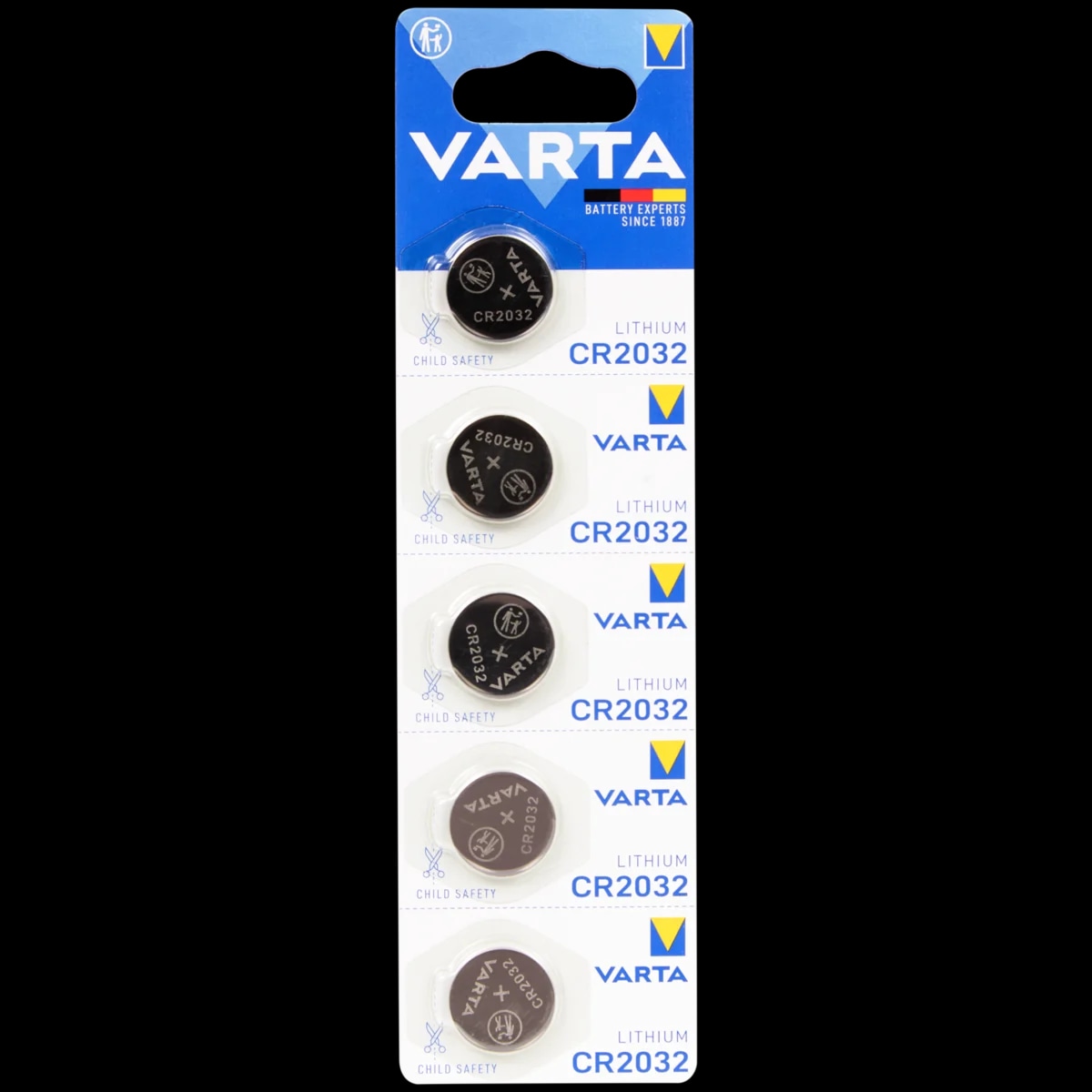 Varta Dugmaste baterije CR2032 5 komada Akcija u trgovini Action
