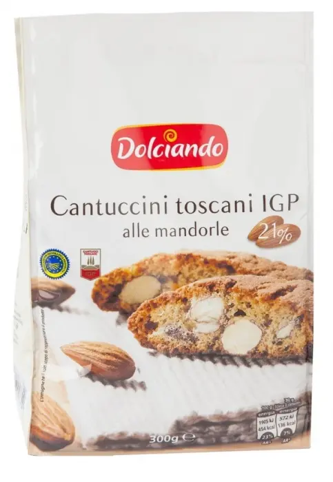 Dolciando Cantuccini toscani IGP alle mandorle 300 g Akcija u trgovini Eurospin