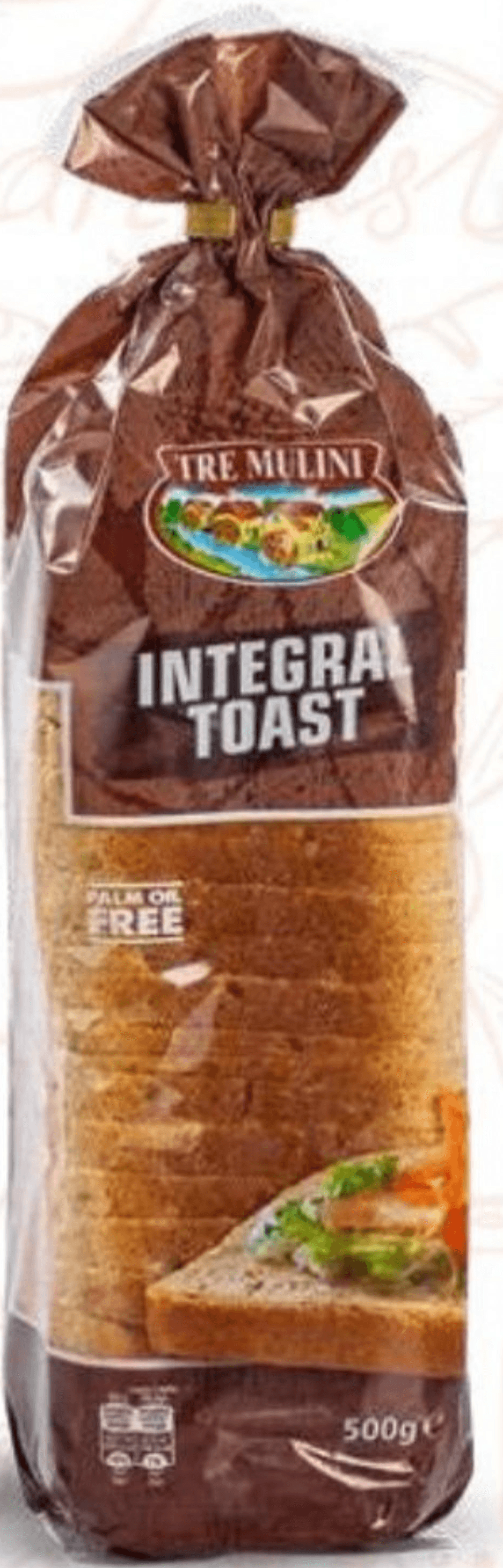 Tre Mulini toast kruh integralni 500 g Akcija u trgovini Eurospin