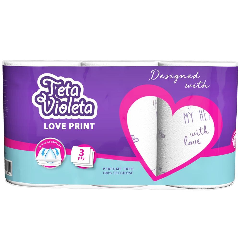 Teta Violeta papirnati ručnici 3 kom Akcija u trgovini Tommy