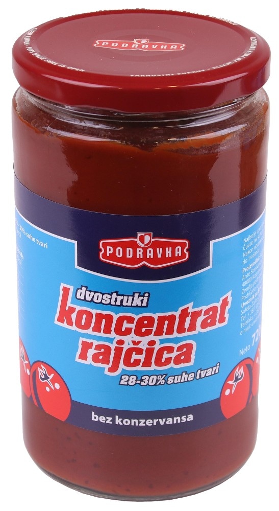 Podravka Koncentrat rajčica 720g - Akcija u trgovini Žabac