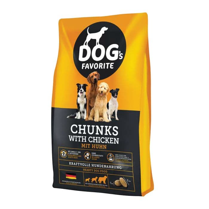 Dog's Favorite Chunks With Chicken 15 kg Akcija u trgovini Zoo City