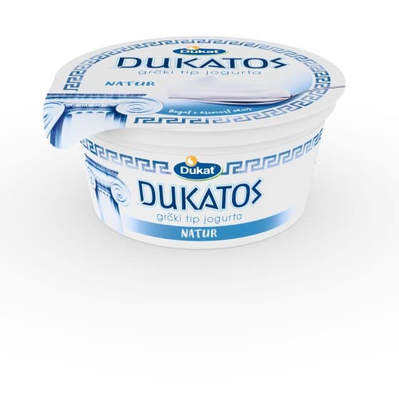 Jogurt Dukatos natur, jagoda, badem-pistacija Dukat 150 g Akcija u trgovini NTL