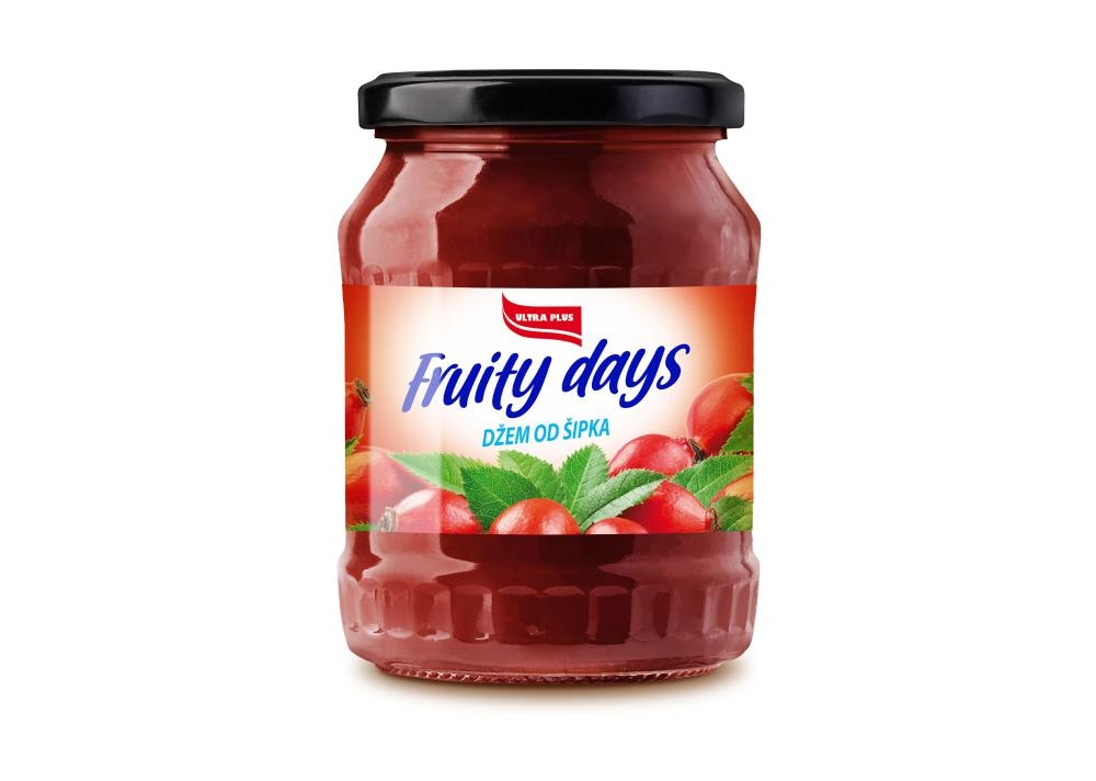 Ultra Plus Fruity days Džem od šipka 840 g - Akcija u trgovini Ribola