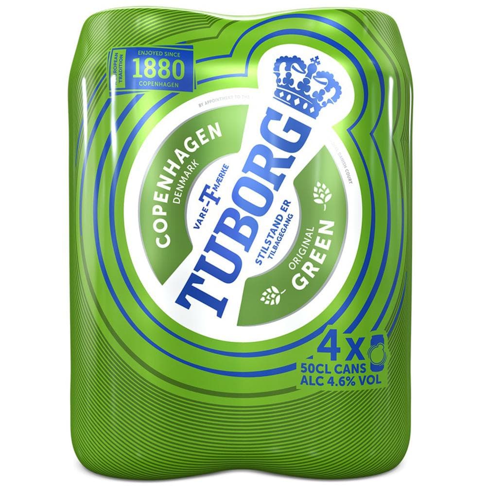 Tuborg Green pivo 4x0,5l Akcija u trgovini Konzum