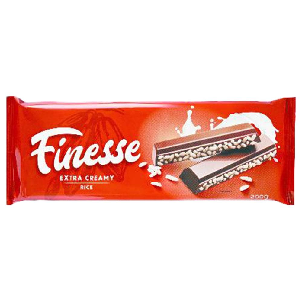 Finesse Čokolada s rižom 200g Akcija u trgovini Konzum
