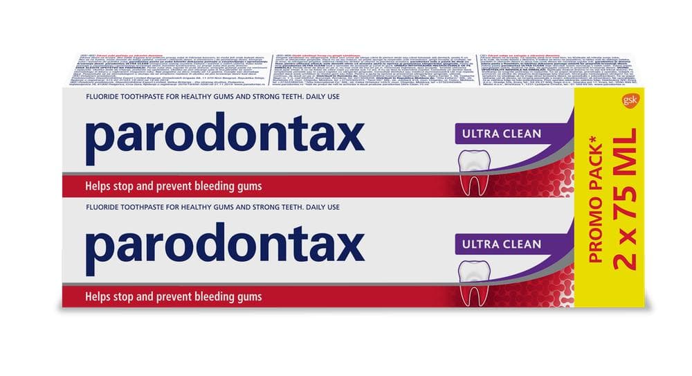 Parodontax Pasta za zube Duopack Ultra Clean 2x75 ml Akcija u trgovini Kaufland