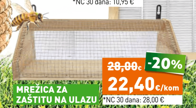 Mrežica za zaštitu na ulazu - Akcija u trgovini Grama