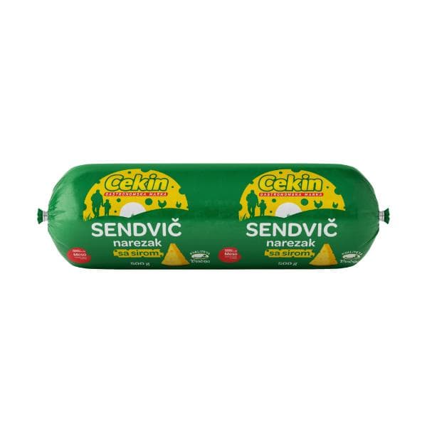 Cekin sendvič salama sa sirom narezak 500 g Akcija u trgovini Studenac