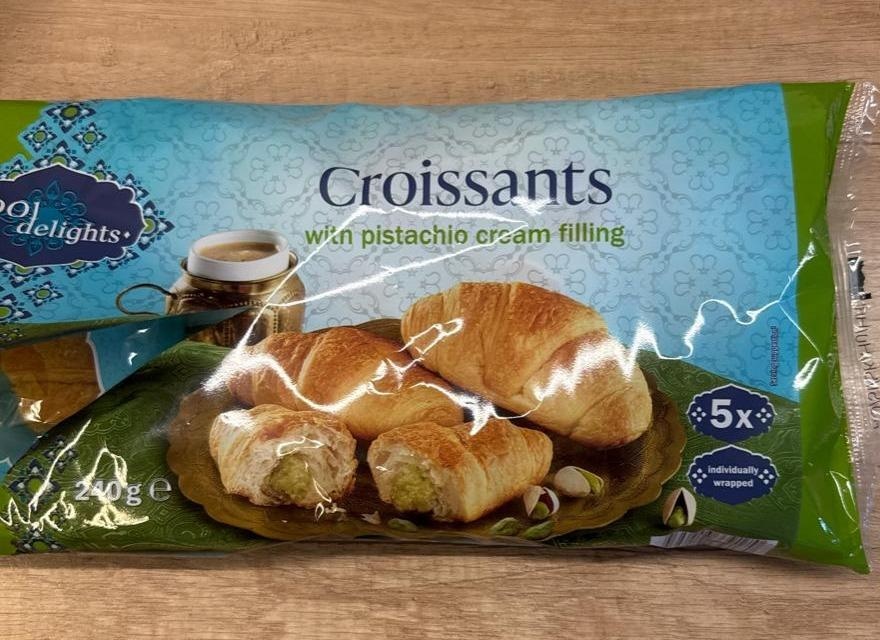 1001 DELIGHTS Pistacija kroasan 5 x 48 g - Akcija u trgovini Lidl