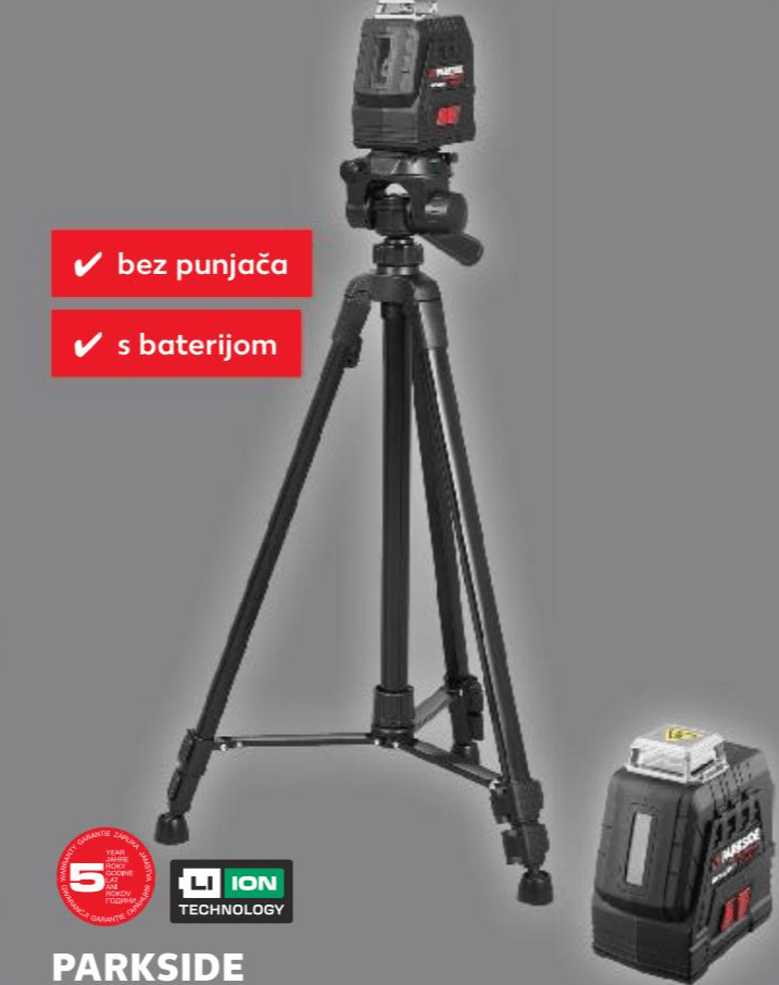 Parkside Performance laser za križne linije Akcija u trgovini Kaufland