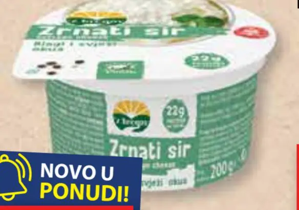 'Z Bregov Zrnati sir 200 g Akcija u trgovini Plodine
