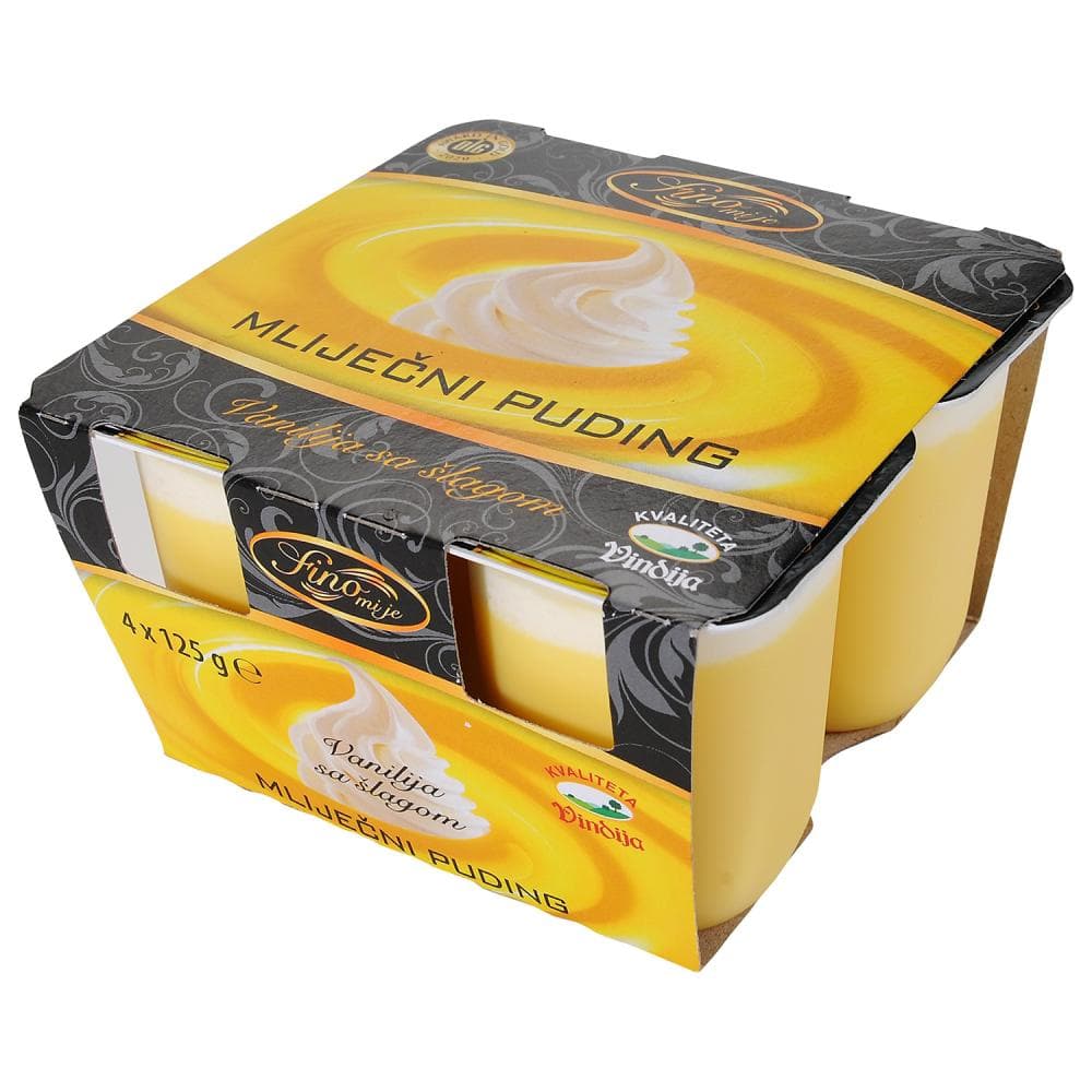 Vindija mliječni puding 4 x 125 g Akcija u trgovini Tommy