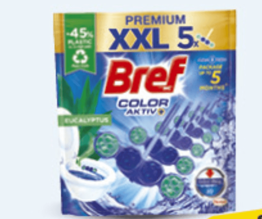 WC Bref osvježivač 5x50g - Akcija u trgovini Konzum