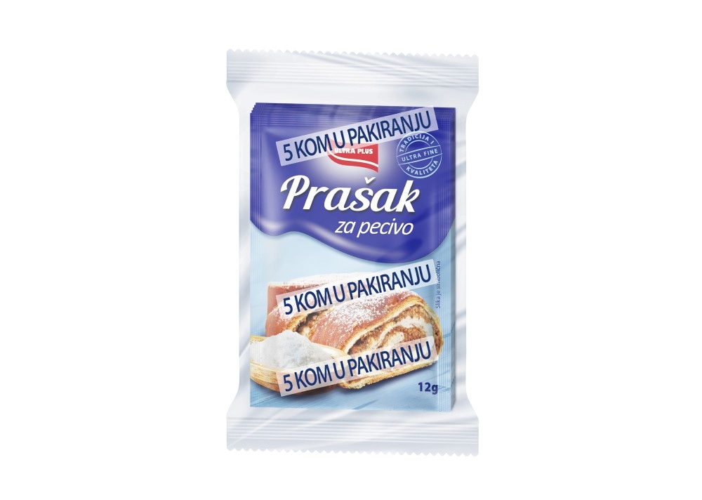 Ultra Plus Prašak za pecivo i Vanilin šećer 60 g (Prašak za pecivo), 50 g (Vanilin šećer) - Akcija u trgovini Ribola