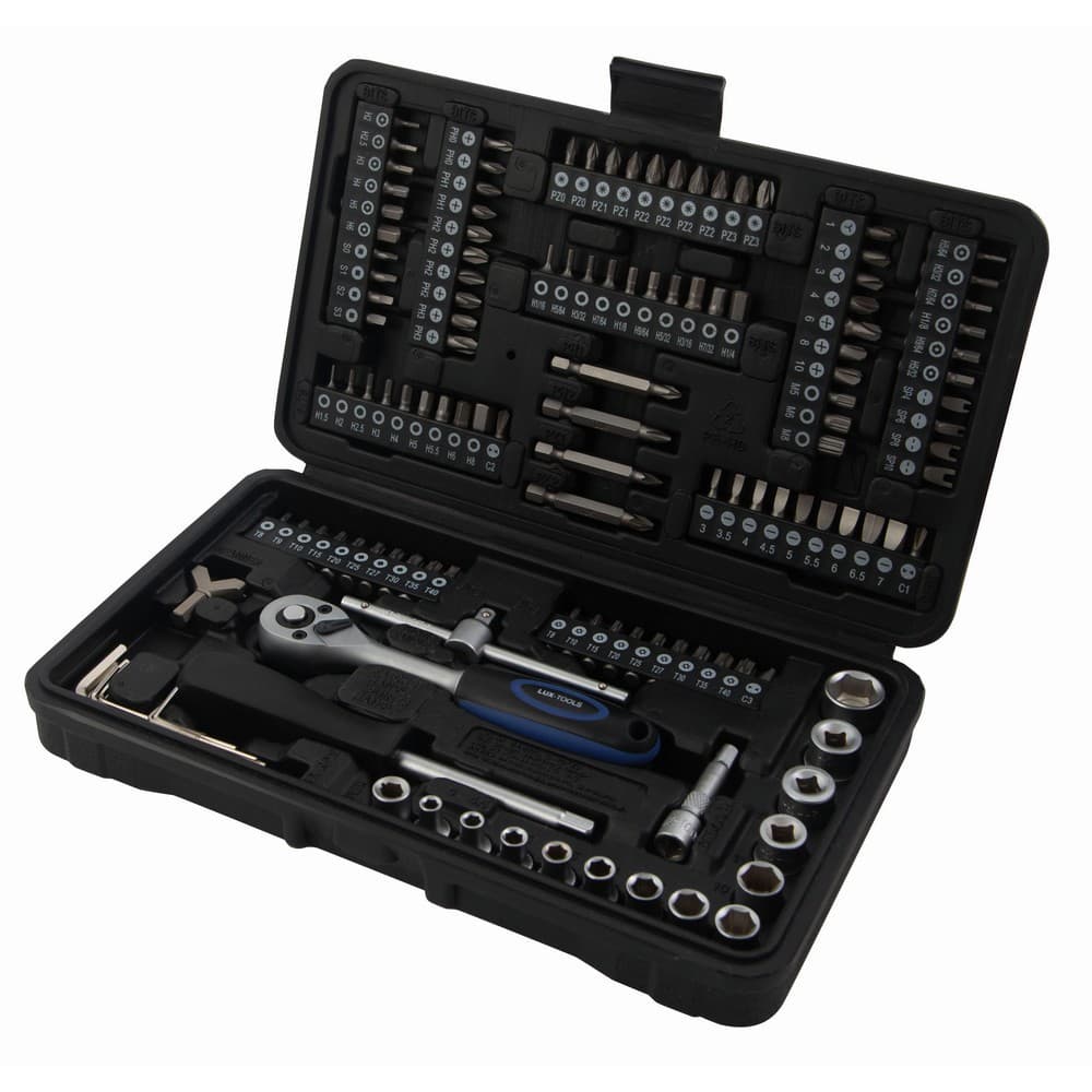 SET nasadnih ključeva i bitova LUX TOOLS 130-dijelni Akcija u trgovini Pevex