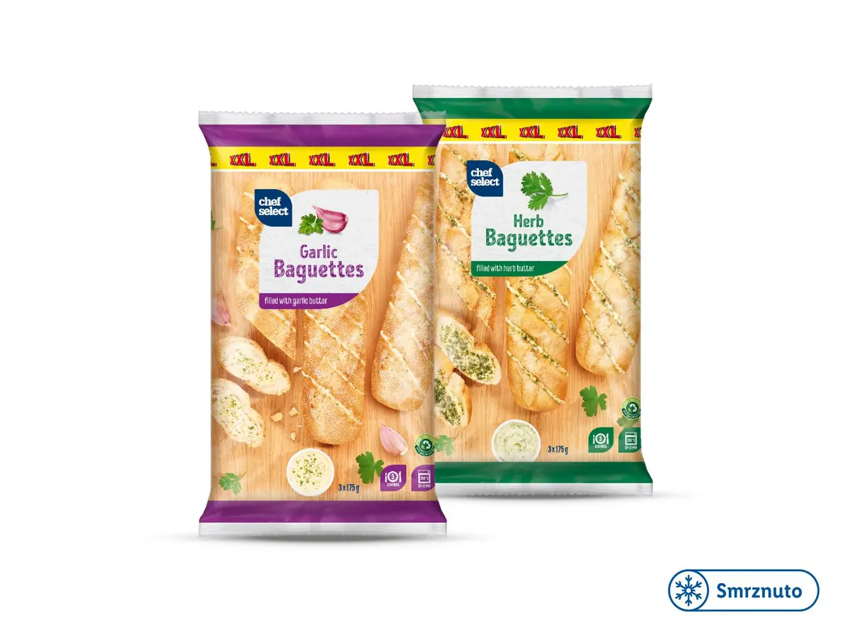 CHEF SELECT Baguettes XXL 3 x 175 g Akcija u trgovini Lidl