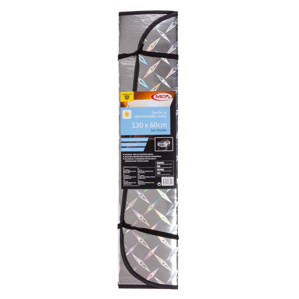 Sjenilo za vjetrobransko staklo PREMIUM LASER M13 130 x 60 cm - Akcija u trgovini Pevex