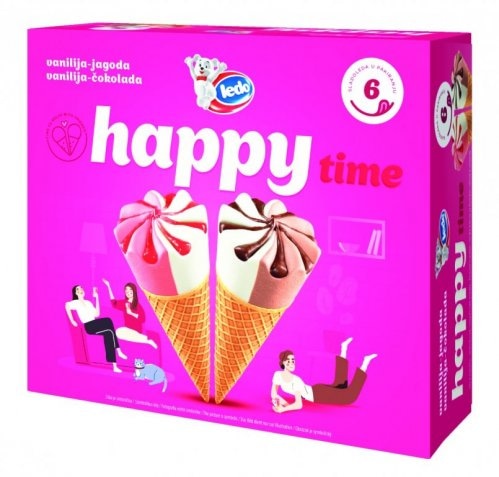 Ledo Sladoled fun time ili happy time 6x 110 ml ili 6x 120 ml - Akcija u trgovini Plodine