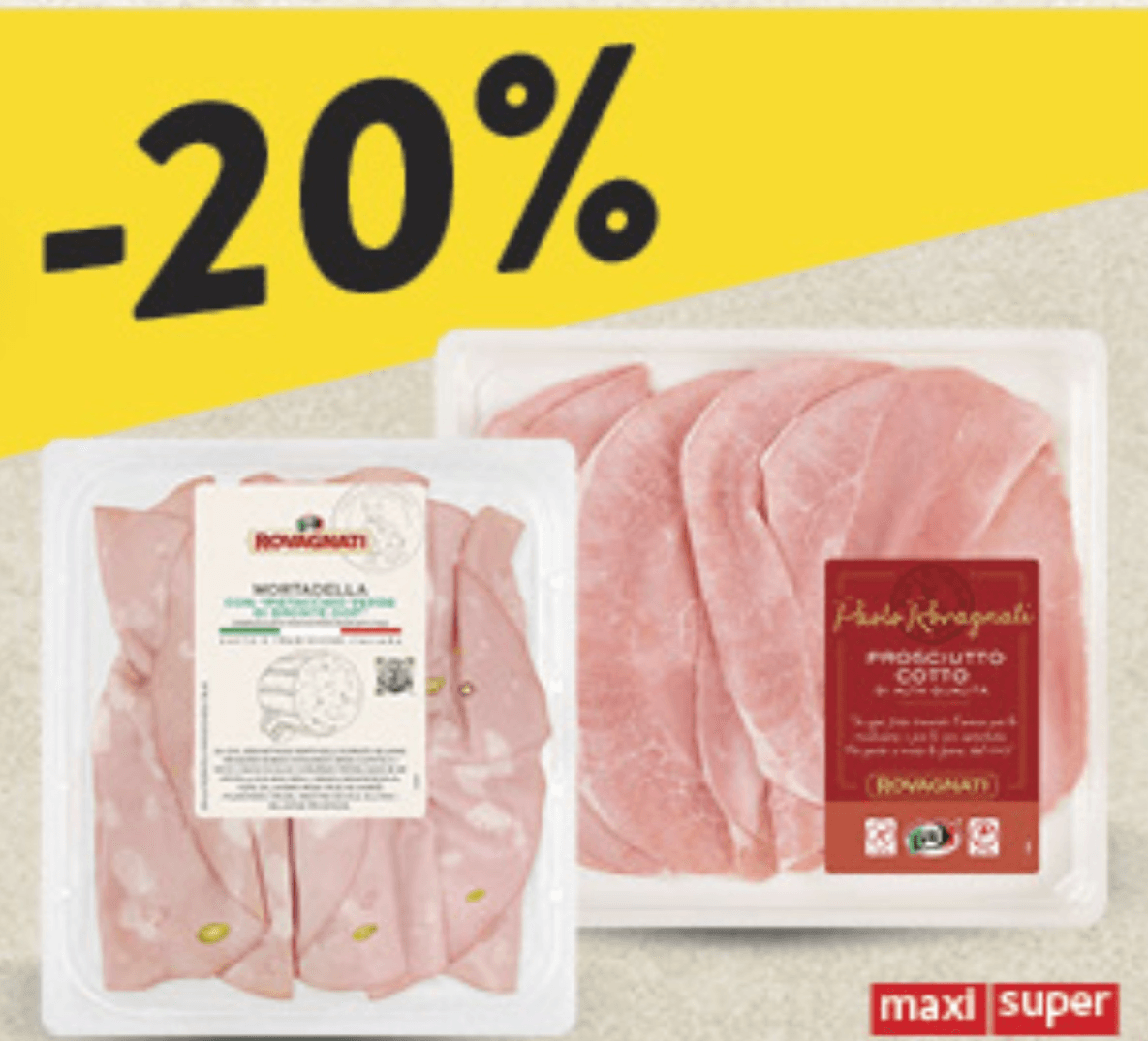 Rovagnati narezke - Akcija u trgovini Konzum