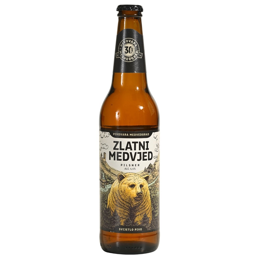 Zlatni Medvjed pivo svijetlo 4,4% alk. 500 ml Akcija u trgovini NTL