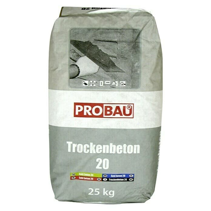 Suhi beton 25 kg PROBAU Akcija u trgovini Bauhaus