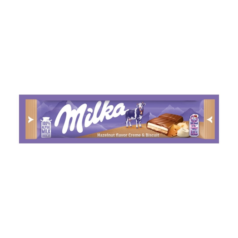 Milka Hazelnut Flavour Creme & Biscuit 46g - Akcija u trgovini Žabac