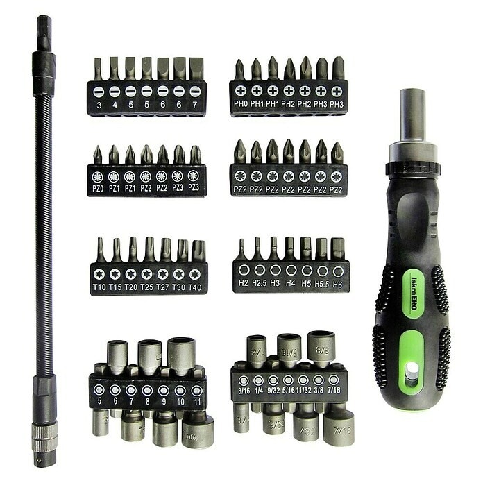 Set vijčanih nastavaka Iskra ERO HTS-58 58 dijelova - Akcija u trgovini KTC